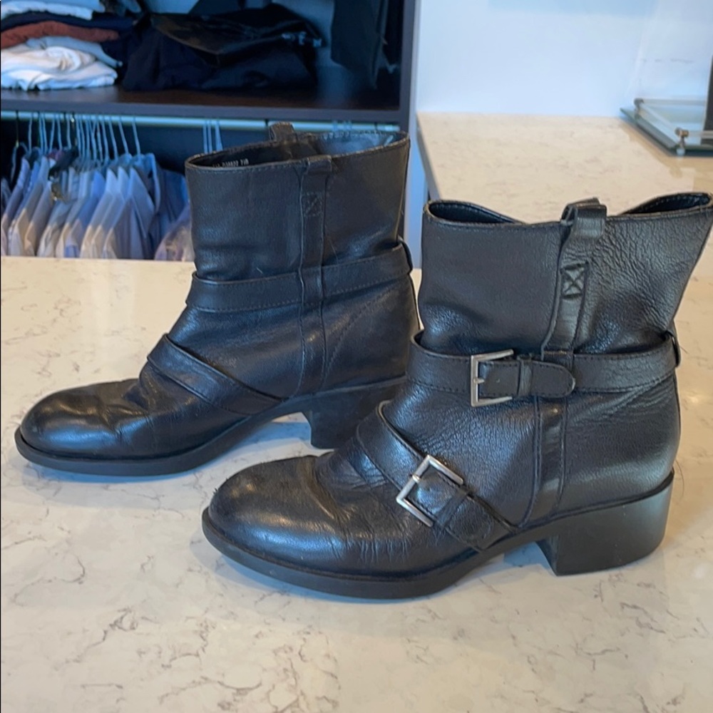 Cole Haan buckle boots